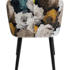 KARE Design Stühle-Armlehnstuhl Peony Flower Gelb