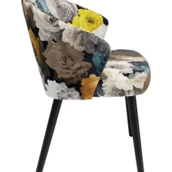 KARE Design Stühle-Armlehnstuhl Peony Flower Gelb