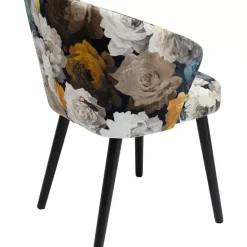 KARE Design Stühle-Armlehnstuhl Peony Flower Gelb