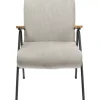 KARE Design Sessel-Armlehnstuhl Ryan Grau