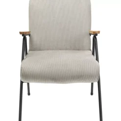 KARE Design Sessel-Armlehnstuhl Ryan Grau