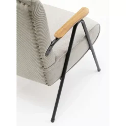 KARE Design Sessel-Armlehnstuhl Ryan Grau