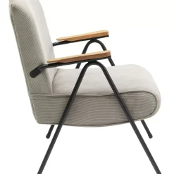 KARE Design Sessel-Armlehnstuhl Ryan Grau