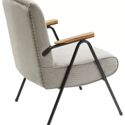 KARE Design Sessel-Armlehnstuhl Ryan Grau