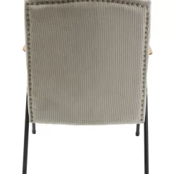 KARE Design Sessel-Armlehnstuhl Ryan Grau
