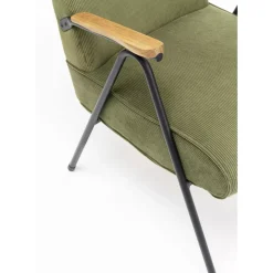KARE Design Sessel-Armlehnstuhl Ryan Grun