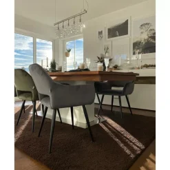 KARE Design Stühle-Armlehnstuhl San Francisco Grau