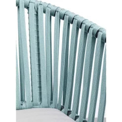 KARE Design Outdoormöbel-Armlehnstuhl Santanyi Petrol