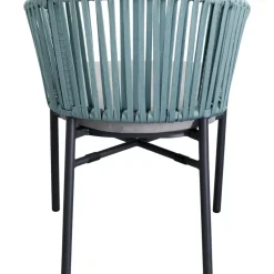 KARE Design Outdoormöbel-Armlehnstuhl Santanyi Petrol