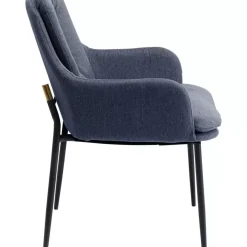 KARE Design Stühle-Armlehnstuhl Thea Dunkelgrau