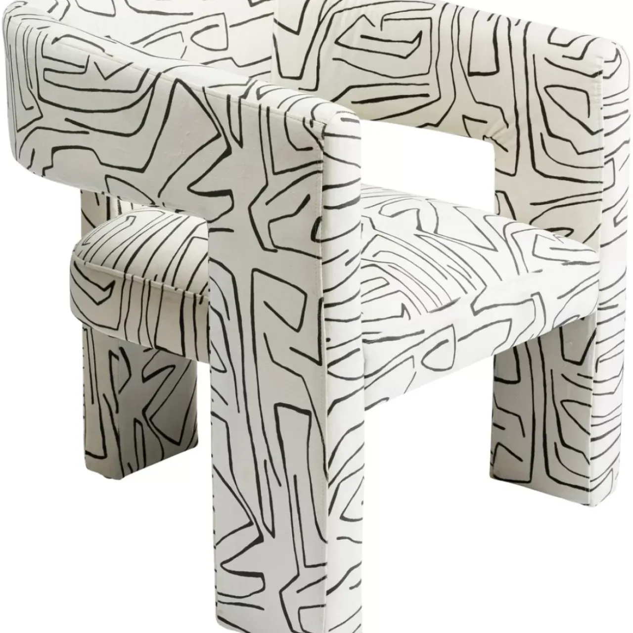 KARE Design Stühle-Armlehnstuhl Tripod