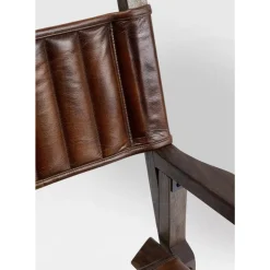 KARE Design Stühle-Armlehnstuhl Twist Leder Braun