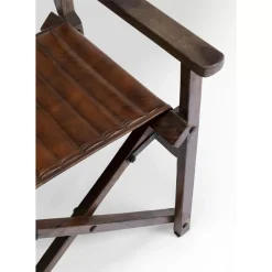 KARE Design Stühle-Armlehnstuhl Twist Leder Braun