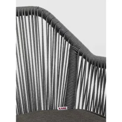 KARE Design Outdoormöbel-Armlehnstuhl Wave Grau