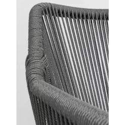 KARE Design Outdoormöbel-Armlehnstuhl Wave Grau