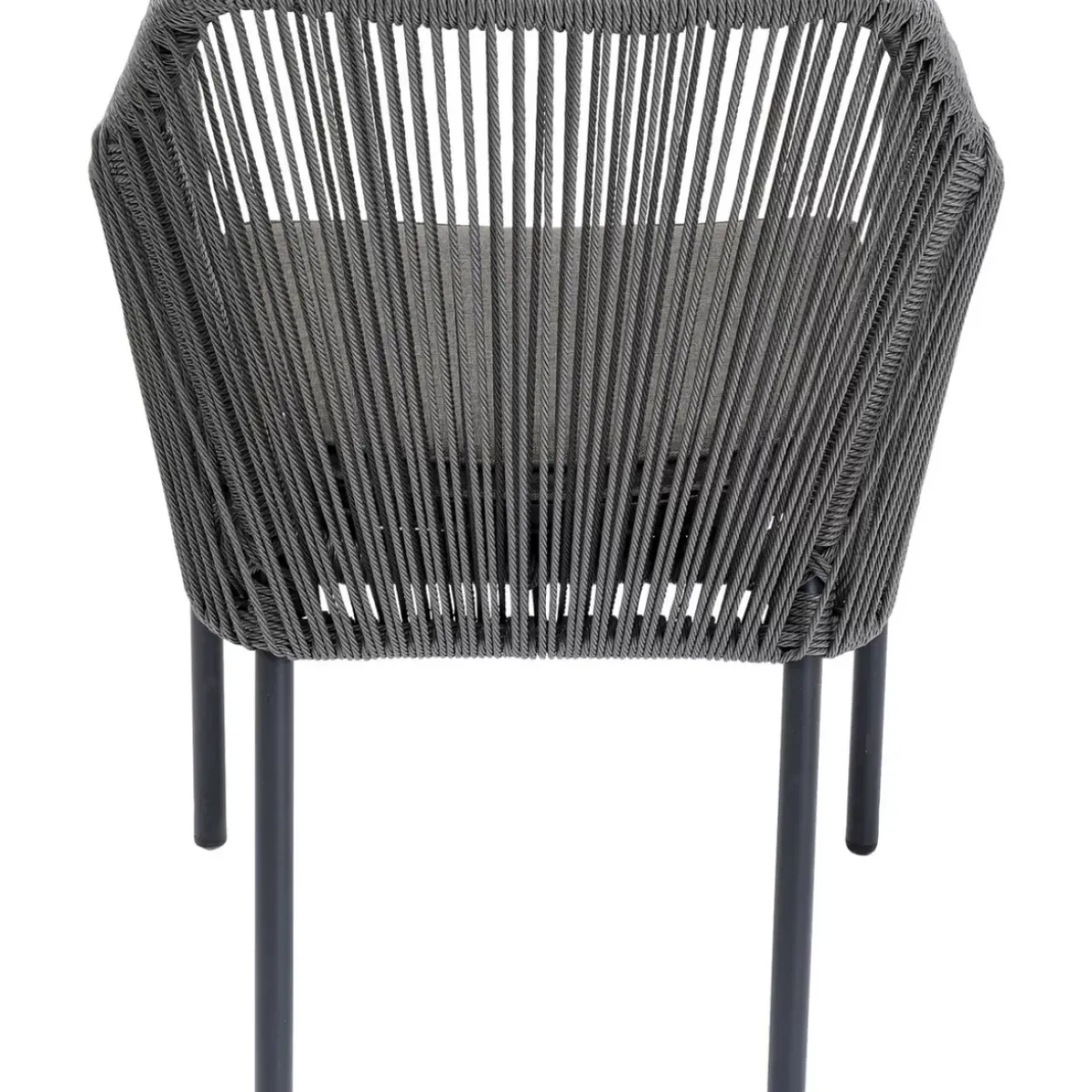 KARE Design Outdoormöbel-Armlehnstuhl Wave Grau