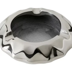KARE Design Ascher-Aschenbecher Avantgard Silber O15Cm