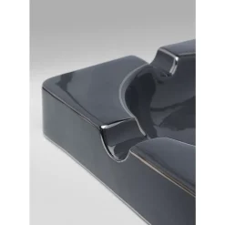 KARE Design Ascher-Aschenbecher Symmetric Grau