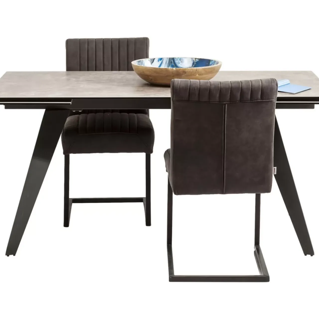 KARE Design Tische-Ausziehtisch Amsterdam Dunkel 160(40+40)X90Cm