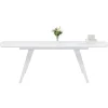 KARE Design Tische-Ausziehtisch Amsterdam Weiss 160(40+40)X90Cm