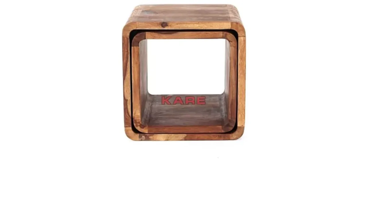 KARE Design Regale-Authentico Cuben Square (2/Set)