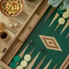 KARE Design Sonstiges & Zubehör Accessoires-Backgammon-Walnut With Green Oak
