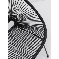 KARE Design Outdoormöbel-Bank Acapulco Schwarz