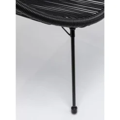 KARE Design Outdoormöbel-Bank Acapulco Schwarz