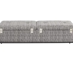 KARE Design Sitzbänke-Bank Buttons Storage B&W Gros