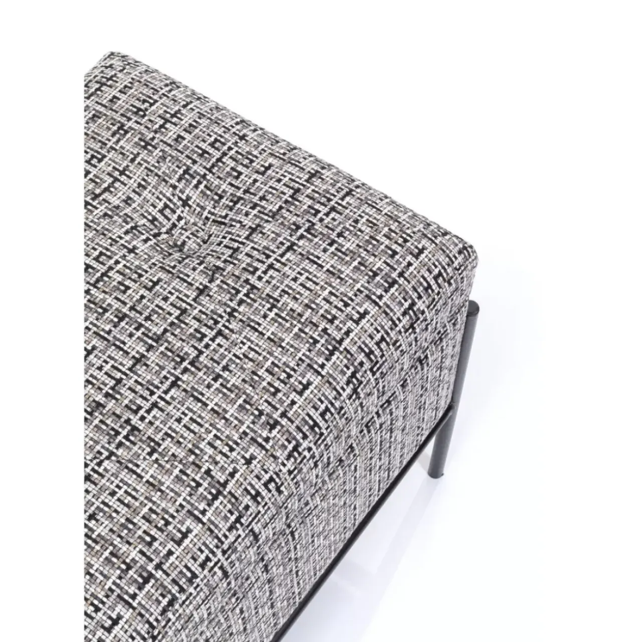 KARE Design Sitzbänke-Bank Buttons Storage B&W Klein