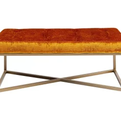KARE Design Sitzbänke-Bank Crossover Croco Diva Bronze 90X40