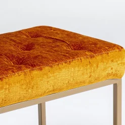 KARE Design Sitzbänke-Bank Crossover Croco Diva Bronze 90X40