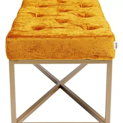 KARE Design Sitzbänke-Bank Crossover Croco Diva Bronze 90X40