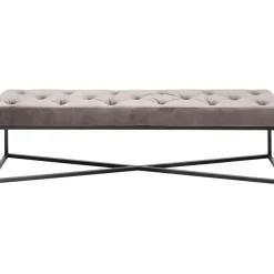 KARE Design Sitzbänke-Bank Crossover Grau Schwarz 150X40Cm