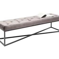 KARE Design Sitzbänke-Bank Crossover Grau Schwarz 150X40Cm