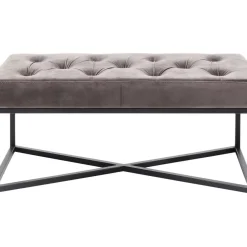 KARE Design Sitzbänke-Bank Crossover Grau Schwarz 90X40Cm