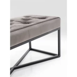 KARE Design Sitzbänke-Bank Crossover Grau Schwarz 90X40Cm