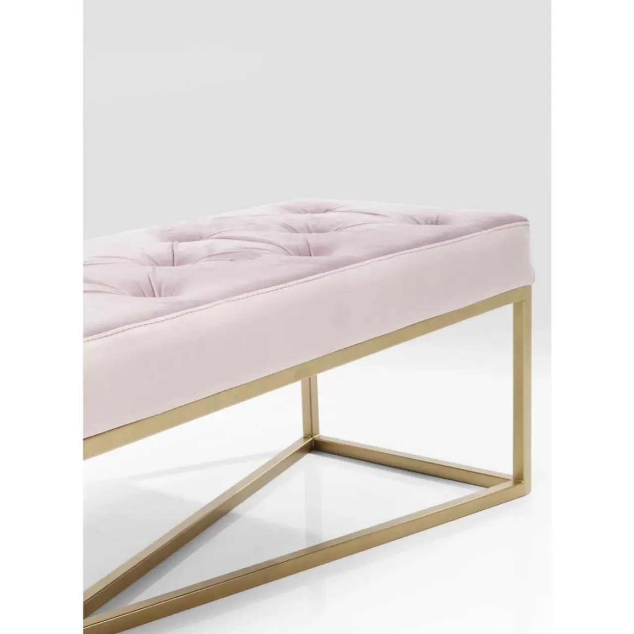 KARE Design Sitzbänke-Bank Crossover Rose Messing 150X40Cm