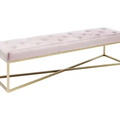 KARE Design Sitzbänke-Bank Crossover Rose Messing 150X40Cm