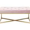 KARE Design Sitzbänke-Bank Crossover Rose Messing 90X40Cm
