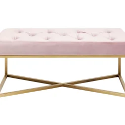 KARE Design Sitzbänke-Bank Crossover Rose Messing 90X40Cm