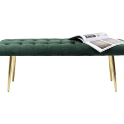 KARE Design Sitzbänke-Bank Dallas Velvet Grun 110Cm