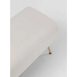 KARE Design Sitzbänke-Bank Deria Velvet Creme 110Cm