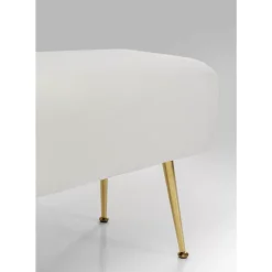 KARE Design Sitzbänke-Bank Deria Velvet Creme 110Cm
