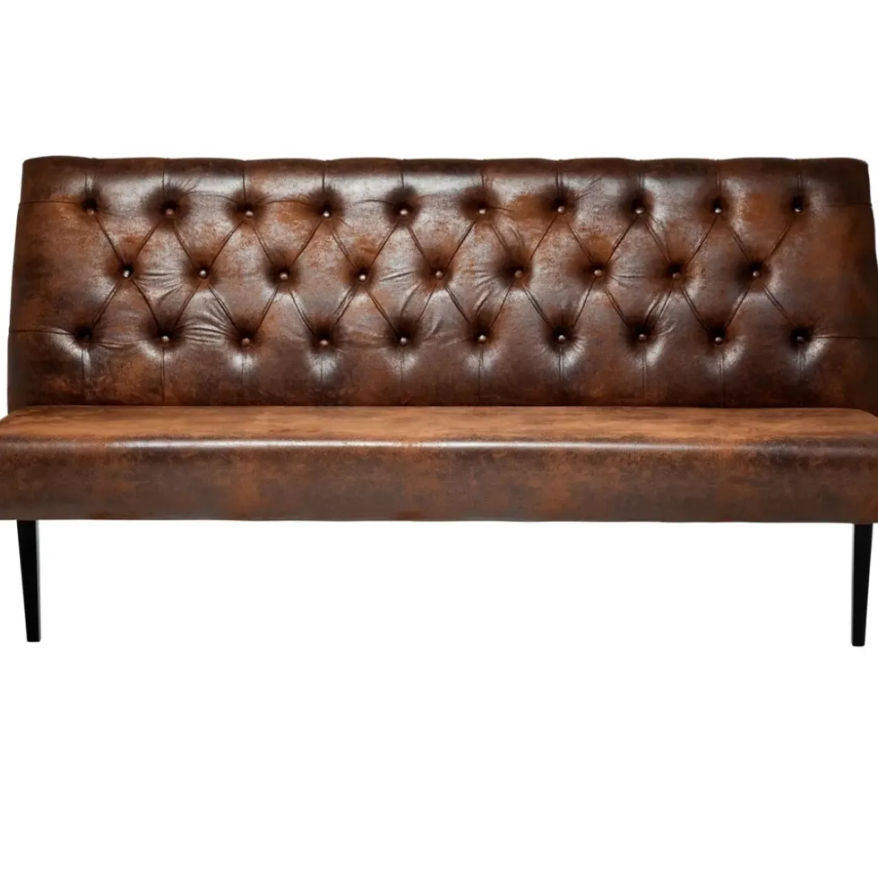 KARE Design Sitzbänke-Bank Econo Buttons Vintage 162 Cm