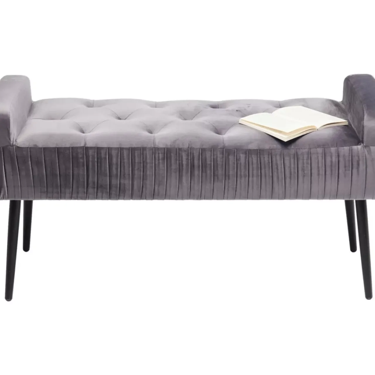 KARE Design Sitzbänke-Bank Lofty Grau Schwarz