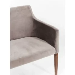 KARE Design Sitzbänke-Bank Mode Velvet Grau
