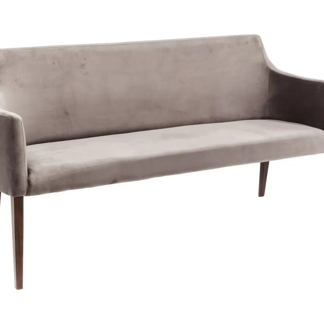 KARE Design Sitzbänke-Bank Mode Velvet Grau