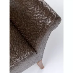 KARE Design Sitzbänke-Bank Motley Textum Braun