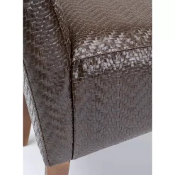 KARE Design Sitzbänke-Bank Motley Textum Braun